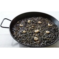 Arroz Negro / Black Rice Paella with Cattlefish