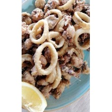 Calamares y Chipirones fritos / Fried Squids & Baby Squids