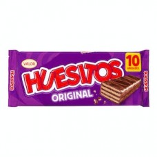 Wafer bar covered in milk chocolate Huesitos 10 units (200 g)
